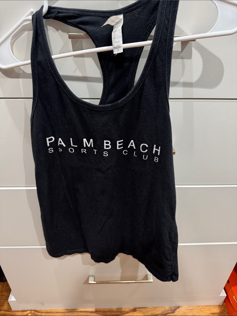 Palm Beach Sports Club Black Logo Tank
